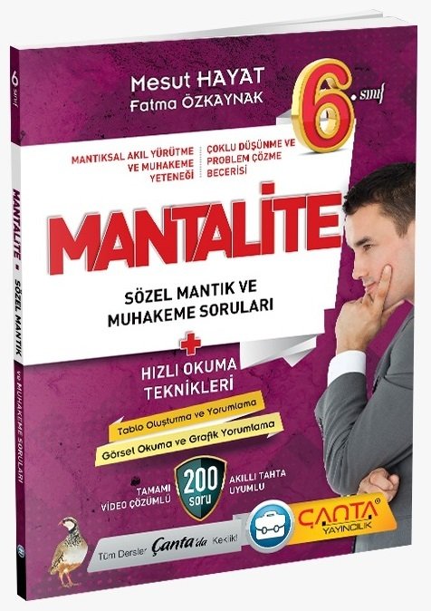 Çanta 6. Sınıf Mantalite Sözel Mantık ve Muhakeme Soruları Çanta Yayınları