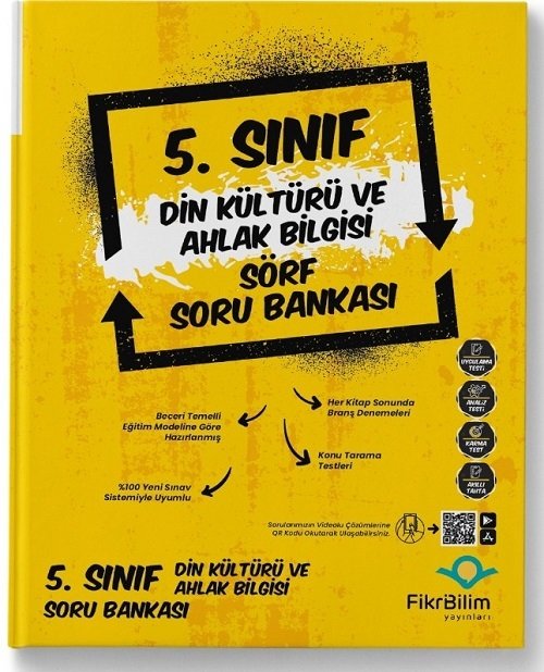 FikriBilim 5. Sınıf Din Kültürü ve Ahlak Bilgisi Sörf Soru Bankası FikriBilim Yayınları