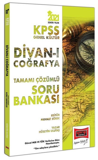 SÜPER FİYAT - Yargı 2021 KPSS Divanı Coğrafya Soru Bankası Çözümlü - Hüseyin Ulutaş Yargı Yayınları