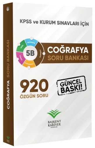 Başkent Kariyer KPSS Coğrafya Soru Bankası Başkent Kariyer Yayınları