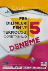 SÜPER FİYAT - Nobel ÖABT Fen Bilimleri Fen ve Teknoloji Öğretmenliği 5 Deneme Nobel Sınav Yayınları