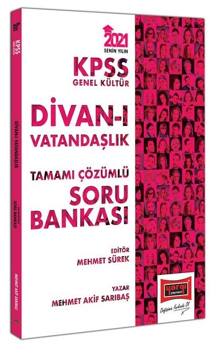 SÜPER FİYAT - Yargı 2021 KPSS Divanı Vatandaşlık Soru Bankası Çözümlü - Mehmet Akif Sarıbaş Yargı Yayınları