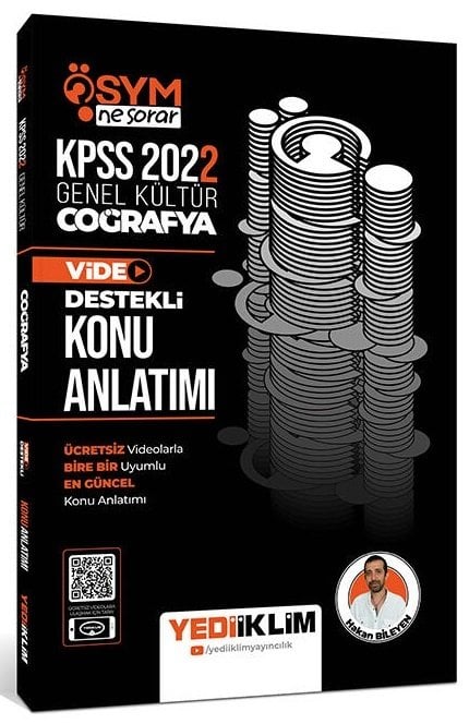 Yediiklim 2022 KPSS Coğrafya ÖSYM Ne Sorar Konu Anlatımı - Hakan Bileyen Yediiklim Yayınları