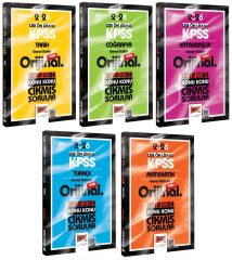 Yargı 2026 KPSS Lise Ortaöğretim Ön Lisans Orijinal 2010-2024 Çıkmış Sorular Konu Konu 5 li Set Yargı Yayınları