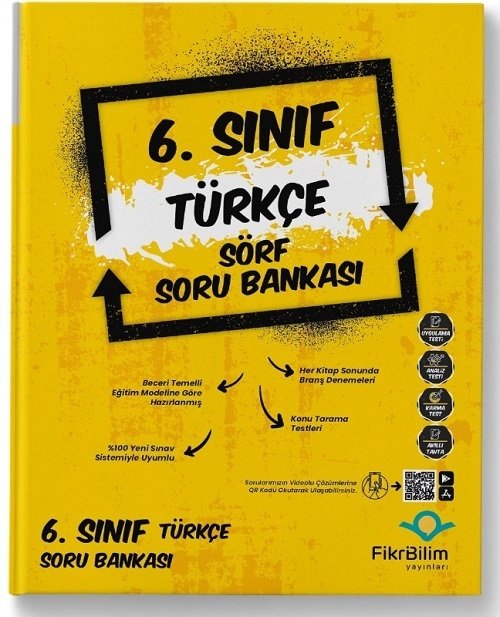 FikriBilim 6. Sınıf Türkçe Sörf Soru Bankası FikriBilim Yayınları