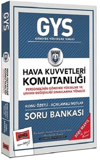 Yargı 2020 GYS Hava Kuvvetleri Komutanlığı Konu Özetli Soru Bankası Görevde Yükselme Yargı Yayınları