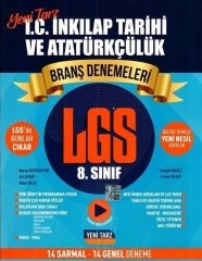 Yeni Tarz 8. Sınıf LGS TC İnkılap Tarihi ve Atatürkçülük Branş Denemeleri Video Çözümlü Yeni Tarz Yayınları