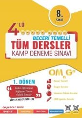 Omage 8. Sınıf Tüm Dersler 1. Dönem Gold 4 lü Kamp Denemesi Omage Yayınları