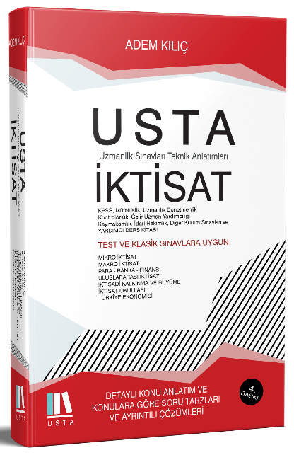 Usta İktisat Konu Anlatımlı Soru Bankası 4. Baskı - Adem Kılıç Usta Yayıncılık