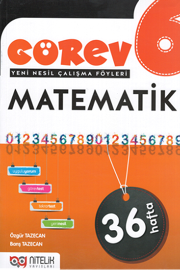 Nitelik 6. Sınıf Matematik Görev Çalışma Föyleri Nitelik Yayınları