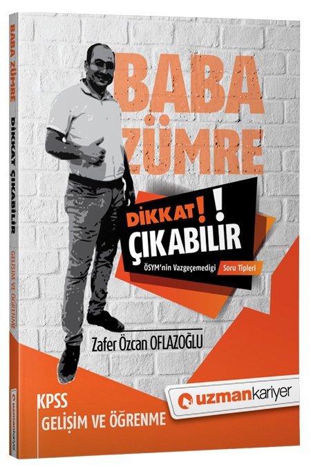 SÜPER FİYAT - Uzman Kariyer KPSS Gelişim ve Öğrenme Psikolojisi Baba Zümre Dikkat Çıkabilir Soru Bankası Uzman Kariyer Yayınları