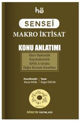 Öğretir SENSEİ Kaymakamlık KPSS Hakimlik Makro İktisat Konu Anlatımı - Özgür Özcan Öğretir Yayınları