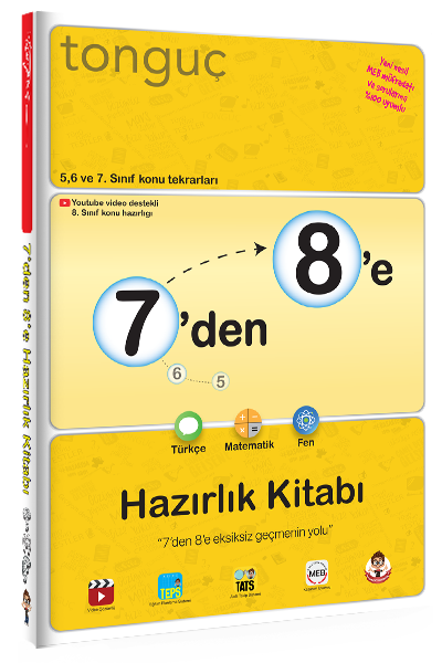 Tonguç 7 den 8 e Hazırlık Kitabı Tonguç Akademi