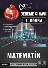 Nartest 8. Sınıf Matematik 1. Dönem Mod 12 Deneme Nartest Yayınları