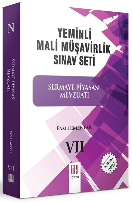 İdem Kitap YMM Yeminli Mali Müşavirlik Seti-7 Sermaye Piyasası Mevzuatı İdem Kitap