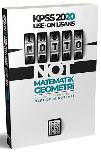 Benim Hocam 2020 KPSS Lise Ön Lisans MOTTO Matematik Geometri Ders Notları Benim Hocam Yayınları