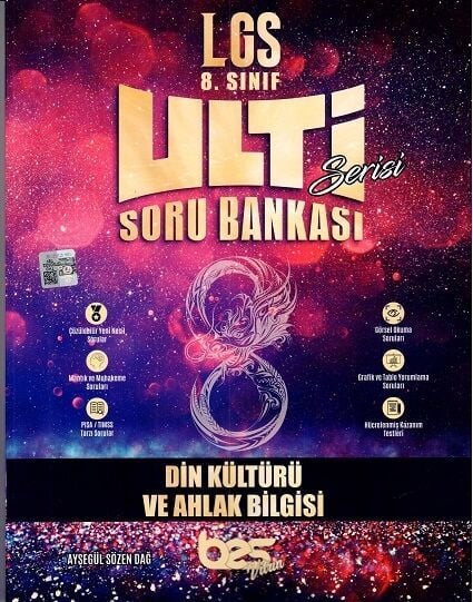 Bes Yayınları 8. Sınıf LGS Din Kültürü ve Ahlak Bilgisi Ulti Serisi Soru Bankası Bes Yayınları