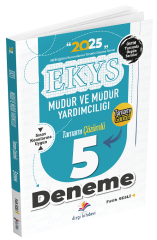 Dizgi Kitap 2025 MEB EKYS Müdür ve Müdür Yardımcılığı 5 Deneme Çözümlü - Fatih Sesli Dizgi Kitap