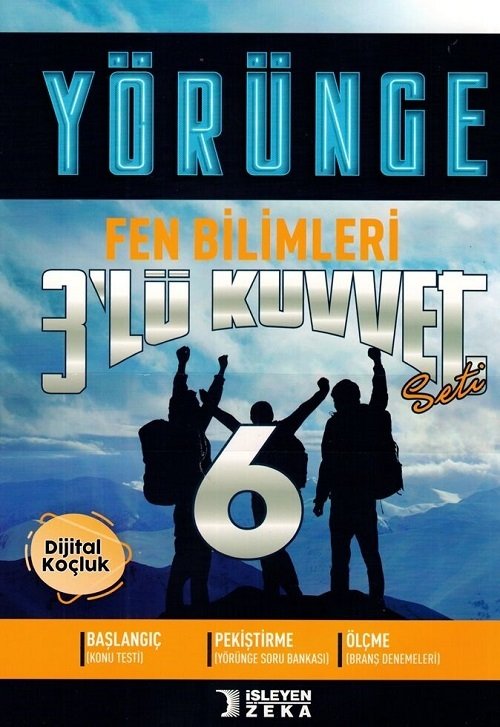 İşleyen Zeka 6. Sınıf Fen Bilimleri 3 lü Kuvvet Seti Yörünge Serisi İşleyen Zeka Yayınları