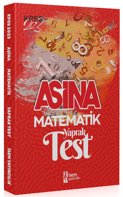 İsem 2023 KPSS Matematik Aşina Yaprak Test Çek Kopart İsem Yayınları