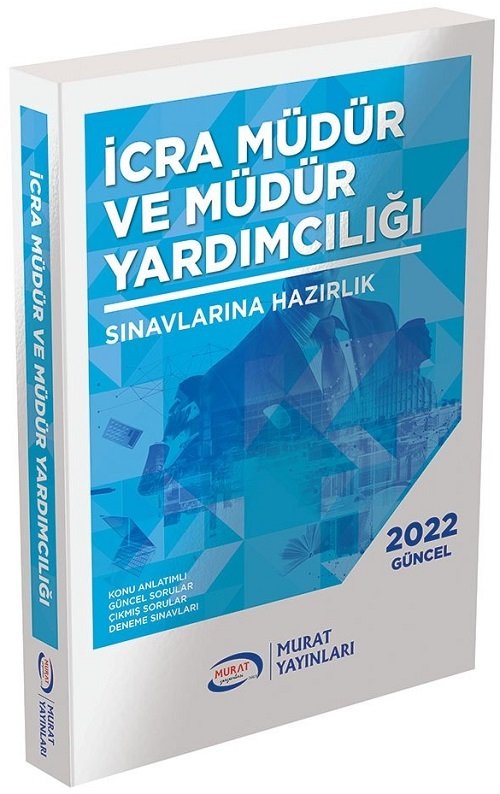 Murat 2022 İcra Müdür ve Yardımcılığı Hazırlık Kitabı Murat Yayınları