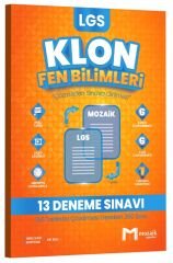 Mozaik 8. Sınıf LGS Fen Bilimleri Klon 13 Deneme Çözümlü Mozaik Yayınları