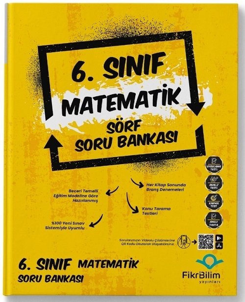 FikriBilim 6. Sınıf Matematik Sörf Soru Bankası FikriBilim Yayınları