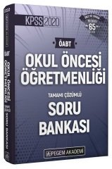 SÜPER FİYAT - Pegem 2020 ÖABT Okul Öncesi Öğretmenliği Soru Bankası Çözümlü Pegem Akademi Yayınları