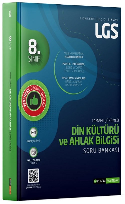 Pegem 8. Sınıf LGS Din Kültürü ve Ahlak Bilgisi Soru Bankası Pegem Akademi Yayınları