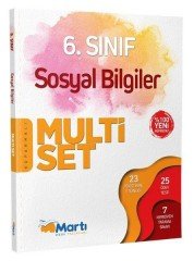 SÜPER FİYAT - Martı Okul 6. Sınıf Sosyal Bilgiler Multi Set Soru Bankası Martı Okul Yayınları