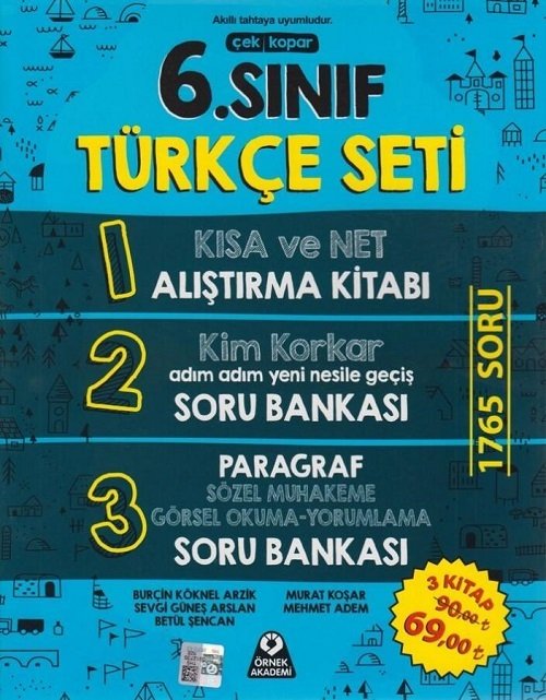 Örnek Akademi 6. Sınıf Türkçe Seti Örnek Akademi Yayınları