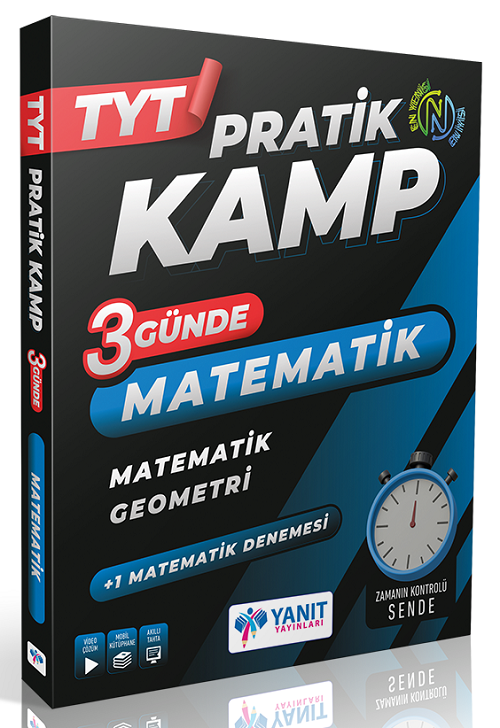 Yanıt YKS TYT Matematik 3 Günde Pratik Kamp Kitabı Yanıt Yayınları