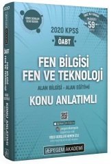 SÜPER FİYAT - Pegem 2020 ÖABT Fen Bilgisi Fen ve Teknoloji Konu Anlatımlı Video Destekli Modüler Set Pegem Akademi Yayınları