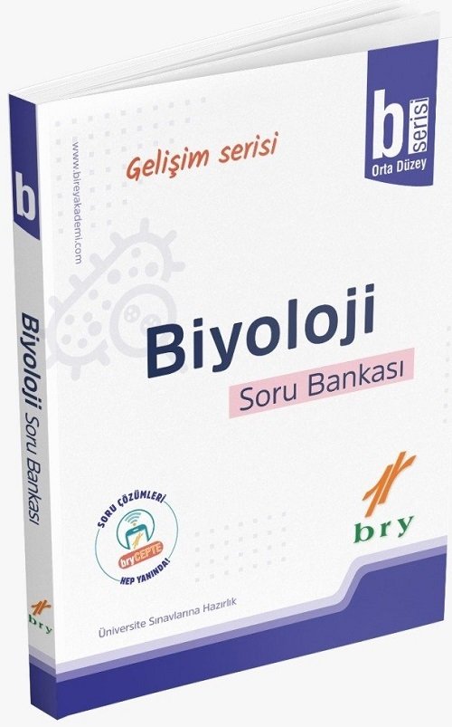 Birey YKS TYT AYT Biyoloji B Orta Düzey Soru Bankası Gelişim Serisi Birey Yayınları