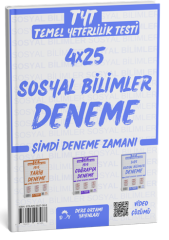 Ders Ortamı YKS TYT Sosyal Bilimler 4x25 Deneme Çözümlü Ders Ortamı Yayınları