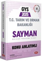 Data 2025 GYS Tarım ve Orman Bakanlığı Sayman Konu Anlatımlı Görevde Yükselme Data Yayınları