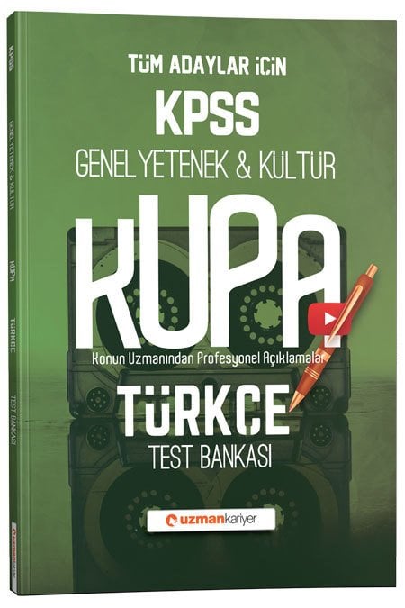 SÜPER FİYAT - Uzman Kariyer KPSS Türkçe Kupa Test Bankası Yaprak Test Uzman Kariyer Yayınları