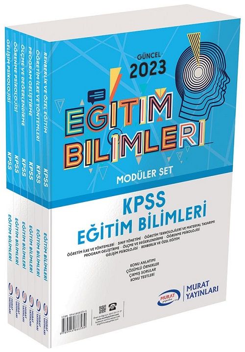 Murat 2023 KPSS Eğitim Bilimleri Konu Anlatımlı Modüler Set Murat Yayınları