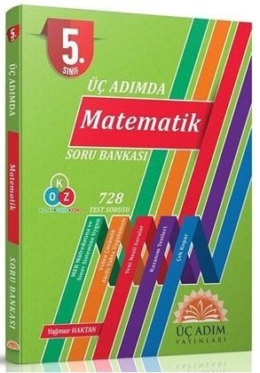 Üç Adım 5. Sınıf Üç Adımda Matematik Soru Bankası Üç Adım Yayınları