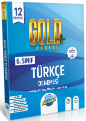 Ünlüler 6. Sınıf Türkçe Gold Serisi 12 Deneme Ünlüler Yayınları