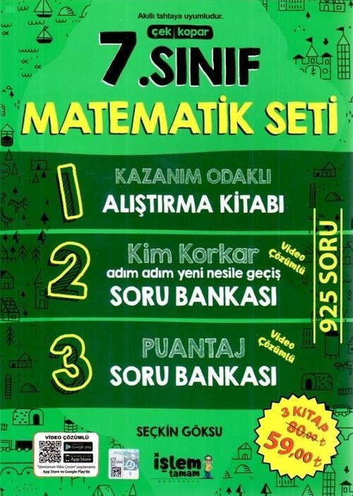 İşlem Tamam 7. Sınıf Matematik Seti İşlem Tamam Yayınları