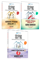 Finansed SPK Sermaye Piyasası Araçları-2 Konu + Soru + Deneme 3 lü Set Finansed Yayınları