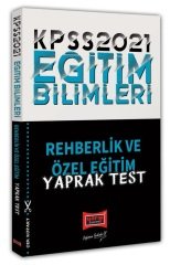 Yargı 2021 KPSS Eğitim Bilimleri Rehberlik ve Özel Eğitim Yaprak Test Yargı Yayınları