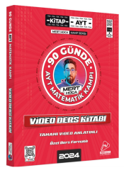 Mert Hoca 2024 YKS AYT 90 Günde Matematik Kampı Video Ders Kitabı Mert Hoca Yayınları