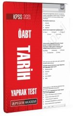 Pegem 2021 ÖABT Tarih Öğretmenliği Yaprak Test Pegem Akademi Yayınları