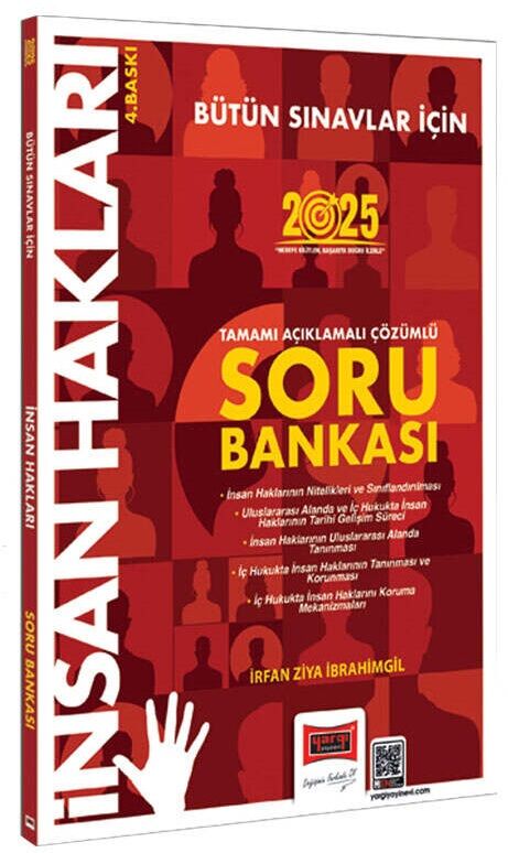 Yargı 2025 Hakimlik Kaymakamlık KPSS ve Kurum Sınavları İnsan Hakları Soru Bankası Çözümlü Yargı Yayınları