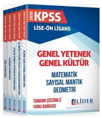 Lider 2020 KPSS Lise Ön Lisans Soru Bankası Çözümlü Modüler Set Lider Yayınları