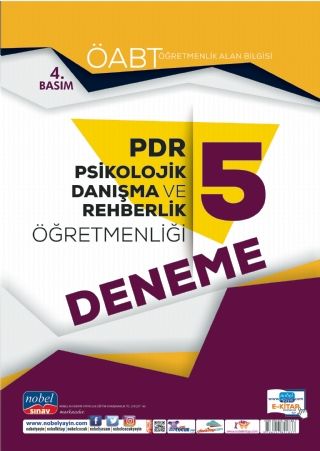 SÜPER FİYAT - Nobel ÖABT Rehber Öğretmenliği 5 Deneme Nobel Sınav Yayınları