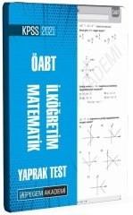 Pegem 2021 ÖABT İlköğretim Matematik Öğretmenliği Yaprak Test Pegem Akademi Yayınları