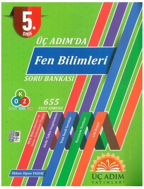 Üç Adım 5. Sınıf Üç Adımda Fen Bilimleri Soru Bankası Üç Adım Yayınları